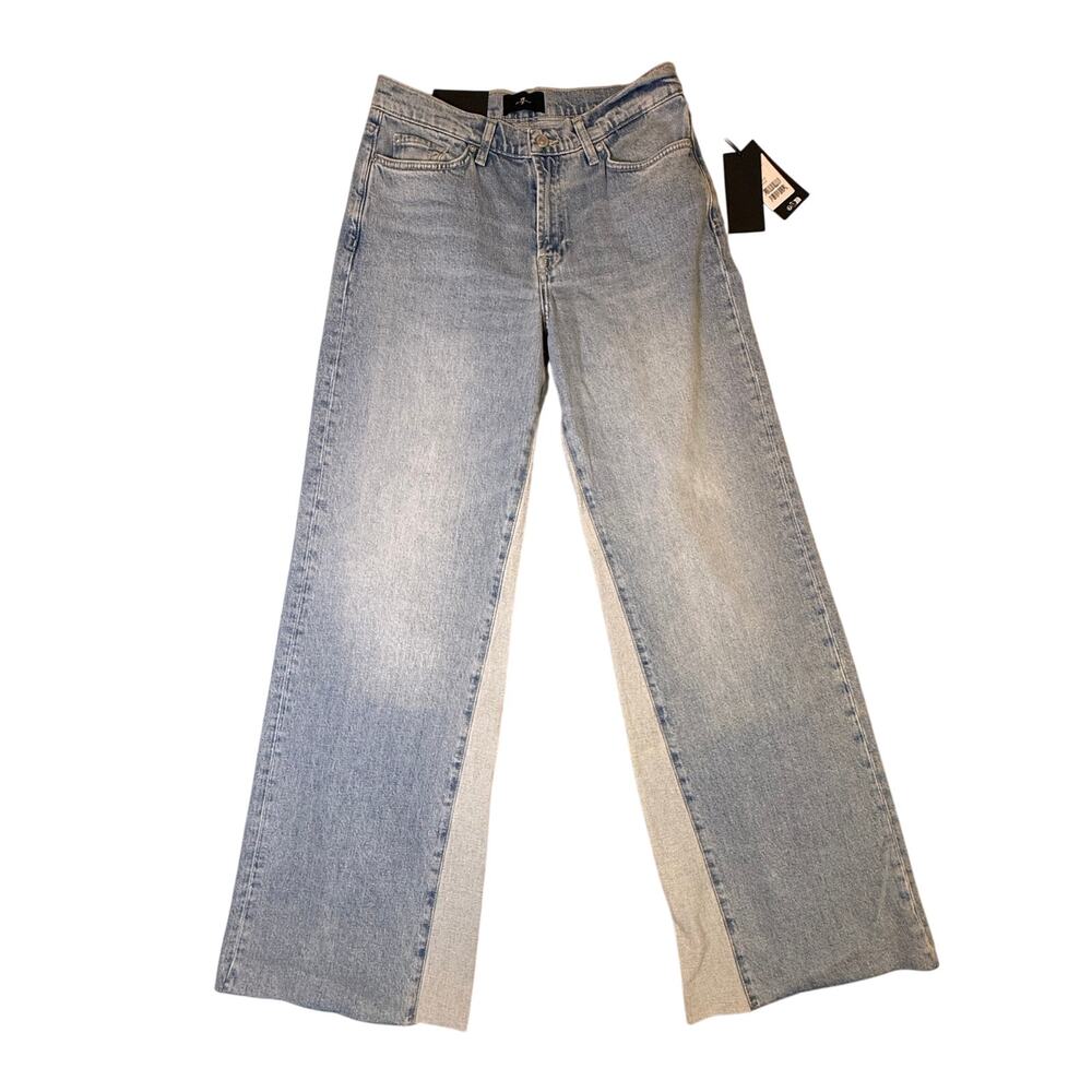NWT 7 for all Mankind Panel Lotta jeans in Seabreeze - womens denim size 29